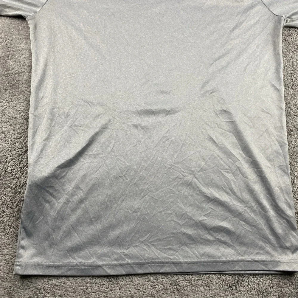 Under‎ Armour Loose Heatgear Shirt Mens Small Gray Raglan Short Sleeve